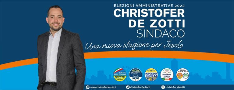 Christofer de Zotti - Bürgermeisterkandidat von Jesolo
