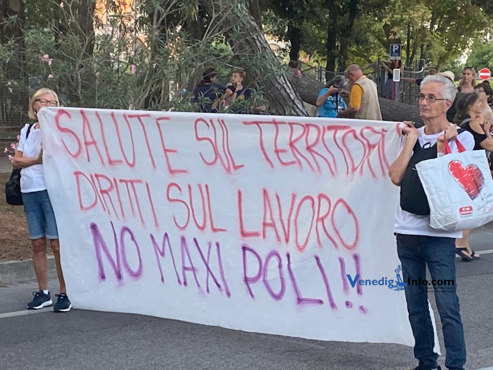 Klimademonstration in Venedig