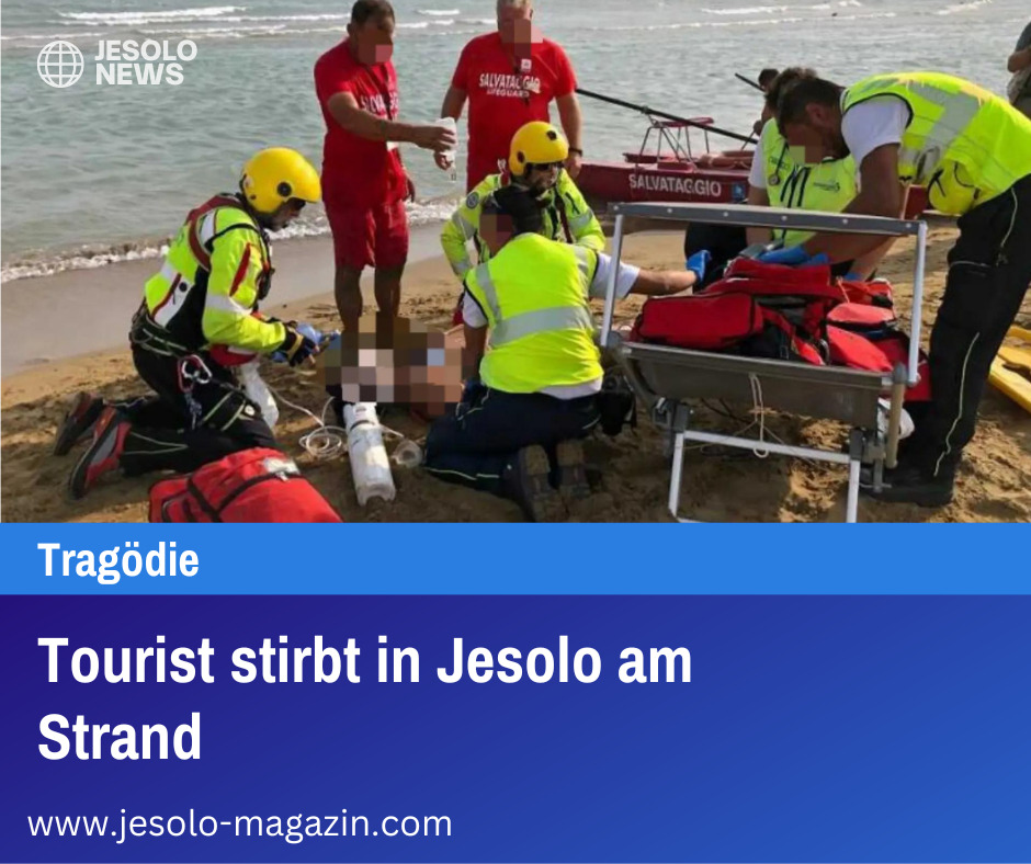 Tourist stirbt in Jesolo am Strand