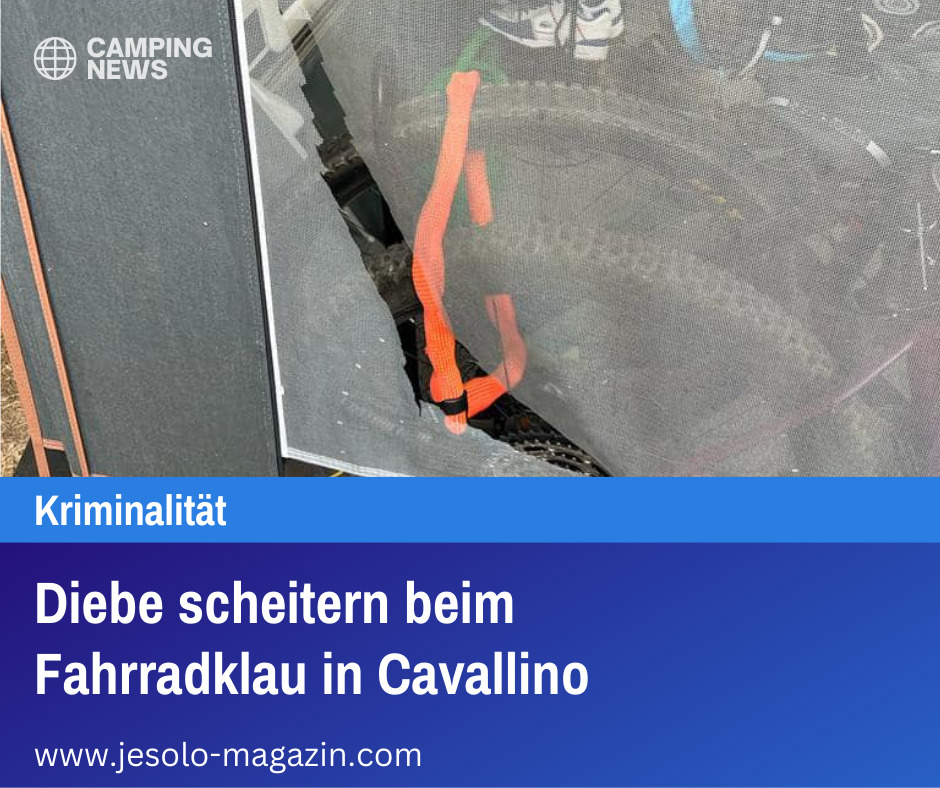 Diebe scheitern beim Fahrradklau in Cavallino