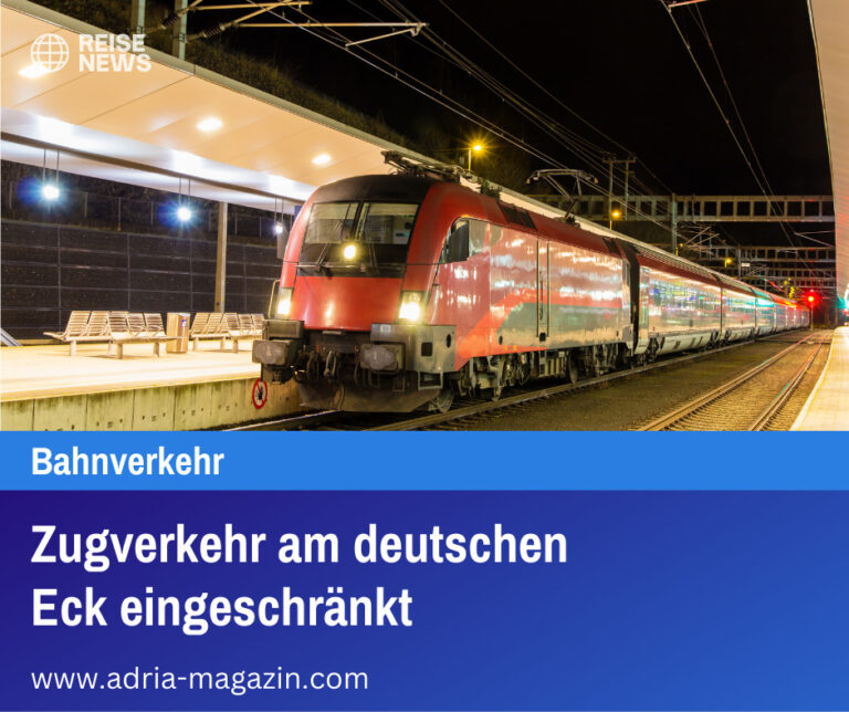 Zugverkehr am deutschen Eck eingeschränkt