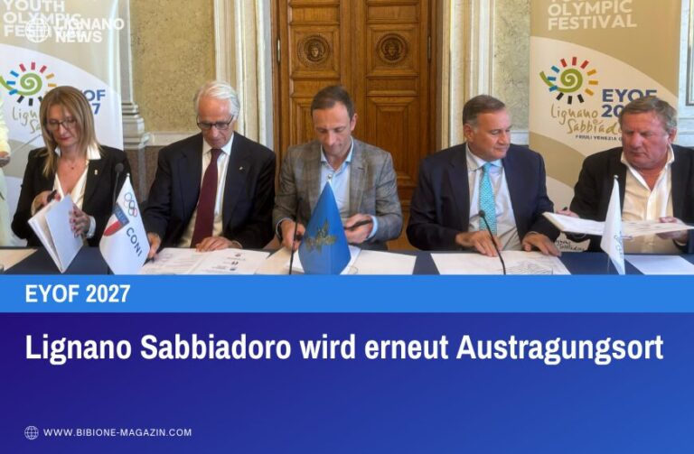 Lignano Sabbiadoro wird erneut Austragungsort