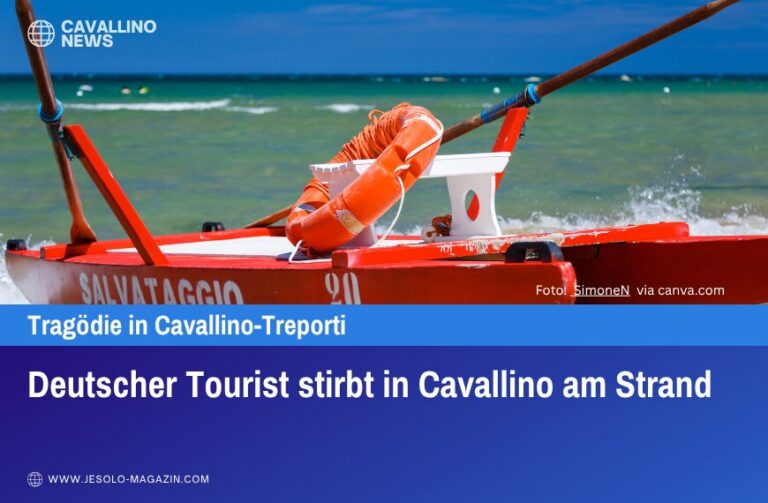 Deutscher Tourist stirbt in Cavallino am Strand