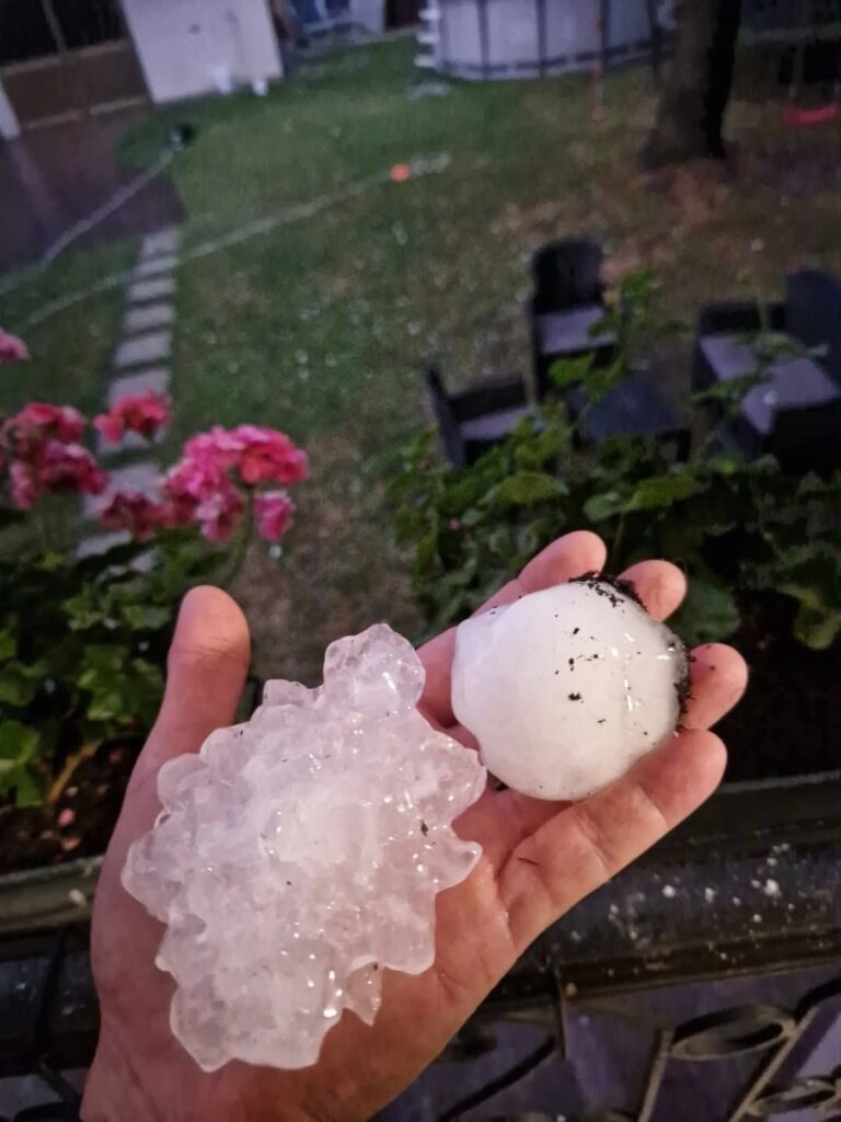 Hagelunwetter im Friaul