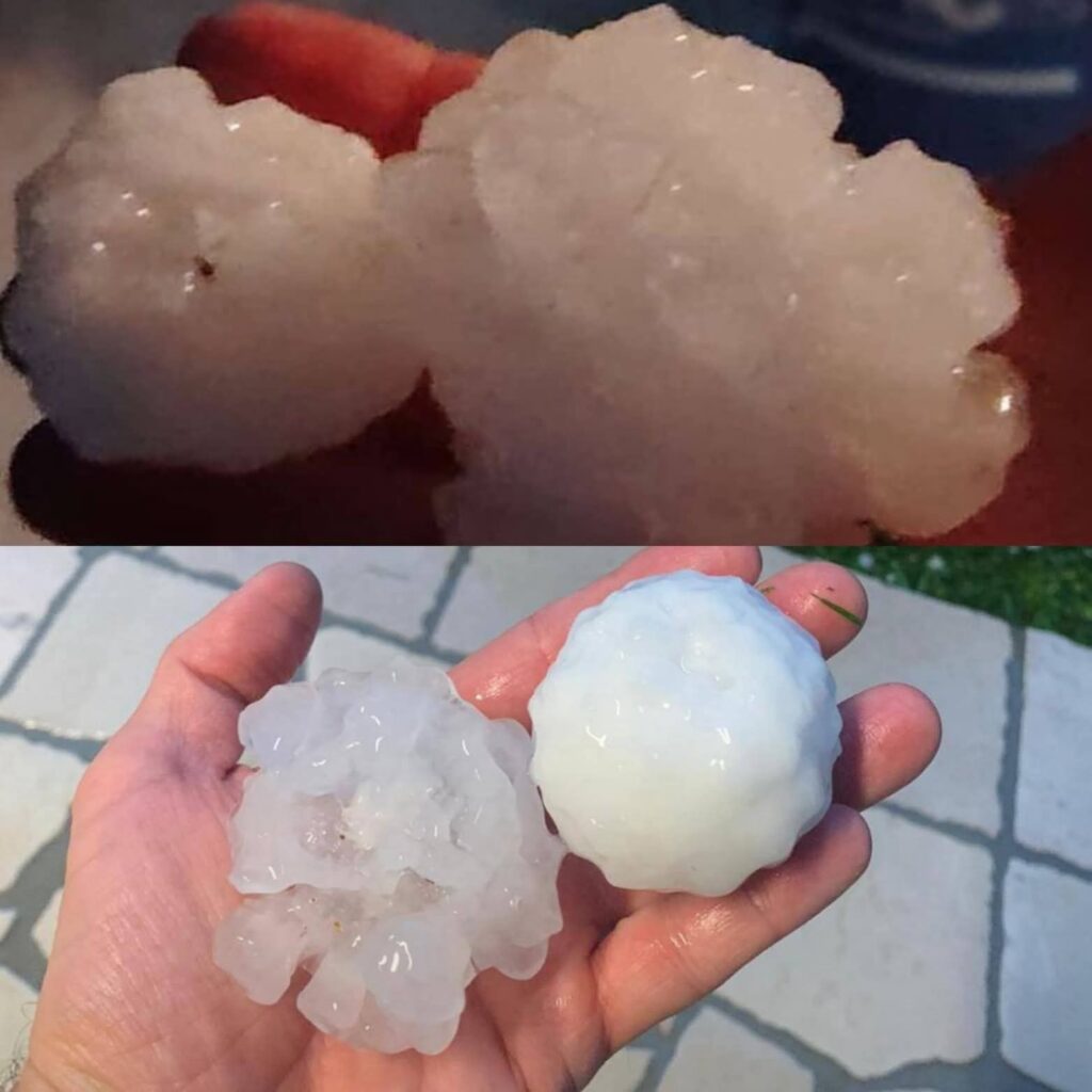 Hagelunwetter im Friaul