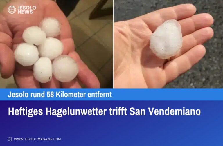 Heftiges Hagelunwetter trifft San Vendemiano