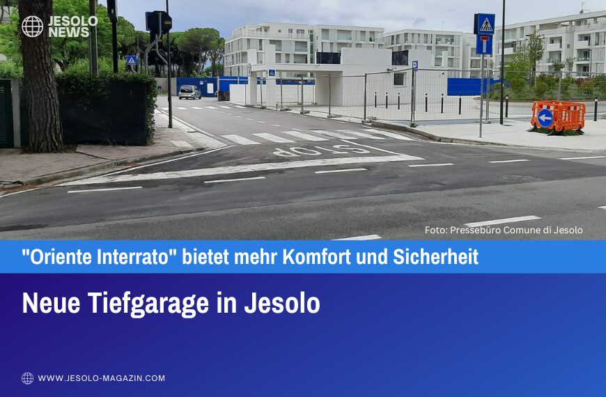 Neue Tiefgarage in Jesolo