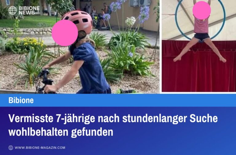 Vermisste 7-jährige nach stundenlanger Suche wohlbehalten gefunden