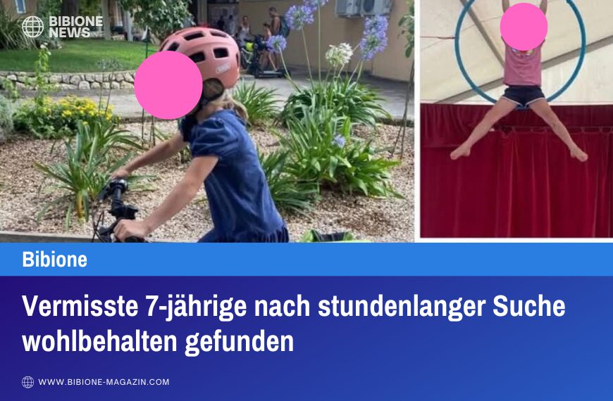 Vermisste 7-jährige nach stundenlanger Suche wohlbehalten gefunden