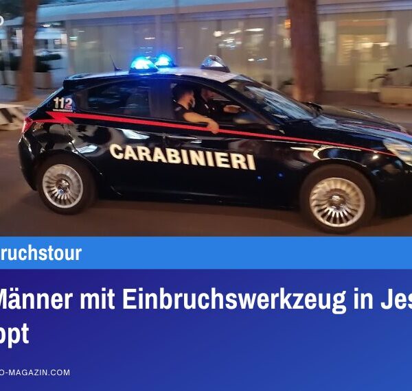 Zwei Männer mit Einbruchswerkzeug in Jesolo gestoppt