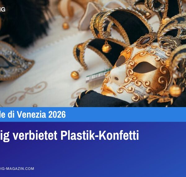 Venedig verbietet Plastik-Konfetti