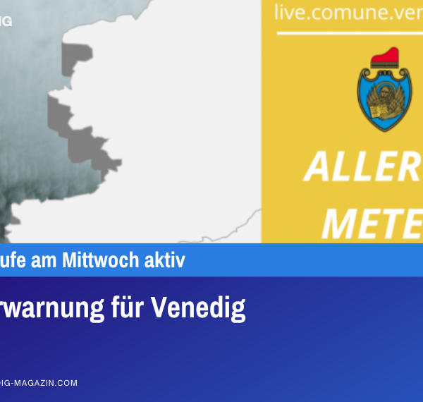 Wetterwarnung für Venedig