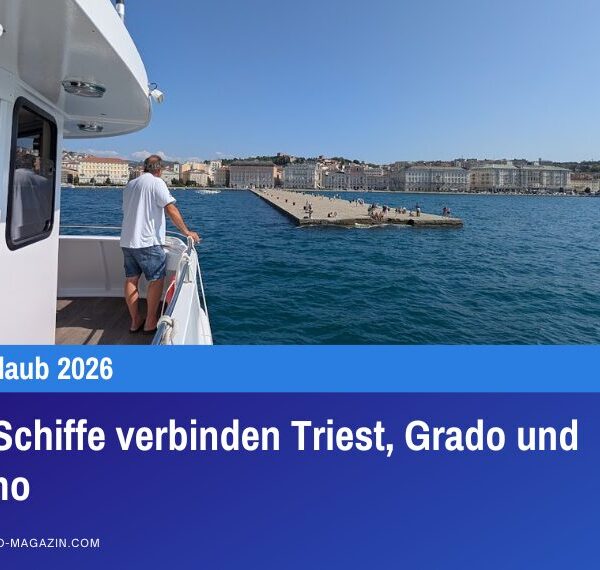 Neue Schiffe verbinden Triest, Grado und Lignano