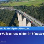 Brenner-Vollsperrung mitten im Pfingstverkehr