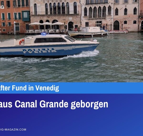 Toter aus Canal Grande geborgen