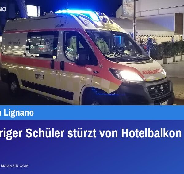 19-jähriger Schüler stürzt von Hotelbalkon in die Tiefe