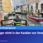 20-jähriger stirbt in den Kanälen von Venedig