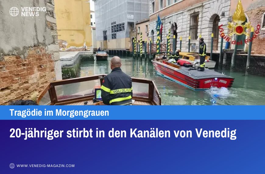 20-jähriger stirbt in den Kanälen von Venedig