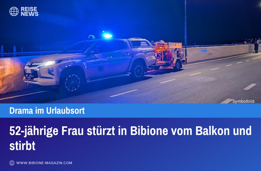 52-jährige Frau stürzt in Bibione vom Balkon und stirbt