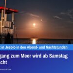 Der Zugang zum Meer wird ab Samstag überwacht