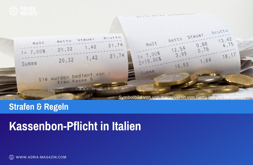 Kassenbon-Pflicht in Italien