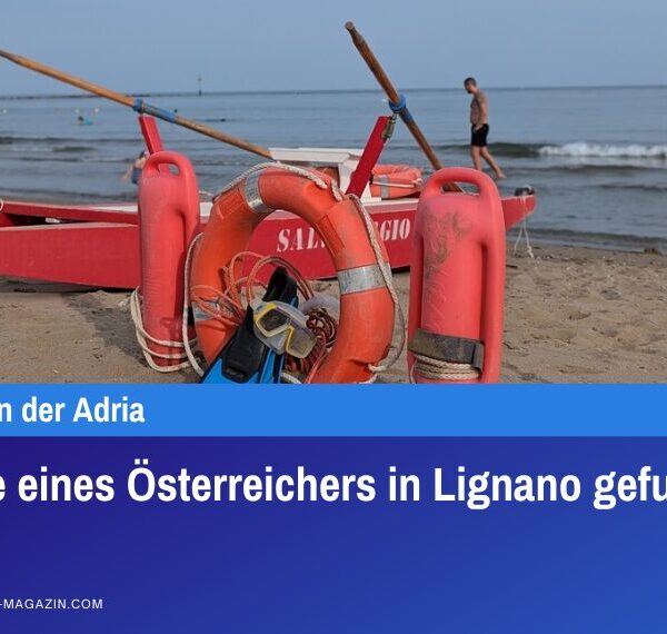 Leiche eines Österreichers in Lignano gefunden
