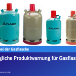 Vorsorgliche Produktwarnung für Gasflaschen
