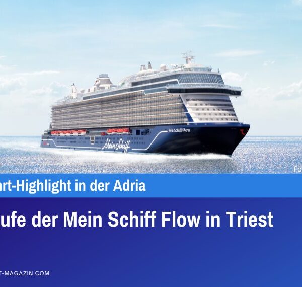 Die Taufe der Mein Schiff Flow in Triest