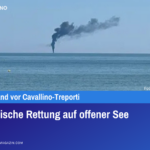 Dramatische Rettung auf offener See