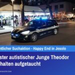Vermisster autistischer Junge Theodor wohlbehalten aufgetaucht