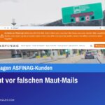 Vorsicht vor falschen Maut-Mails