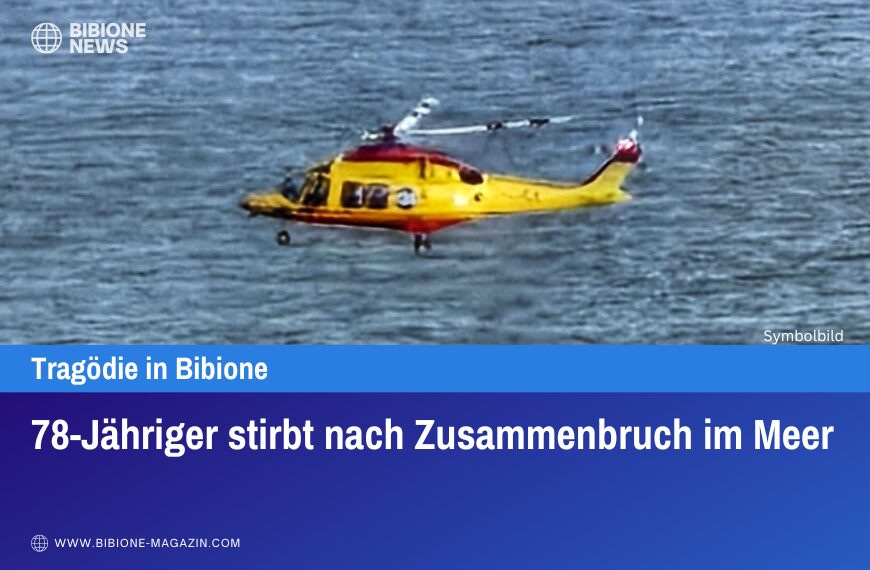 78-Jähriger stirbt nach Zusammenbruch im Meer