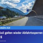 Ab 10. Juli gelten wieder Abfahrtssperren in Salzburg