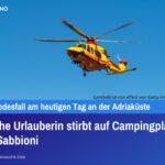 Deutsche Urlauberin stirbt auf Campingplatz in Punta Sabbioni