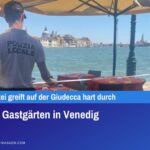 Illegale Gastgärten in Venedig