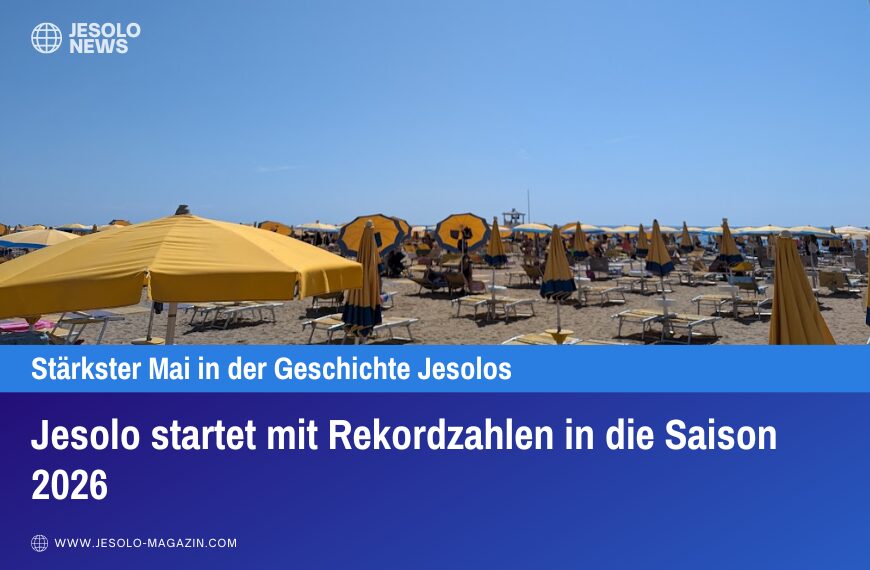 Jesolo startet mit Rekordzahlen in die Saison 2026
