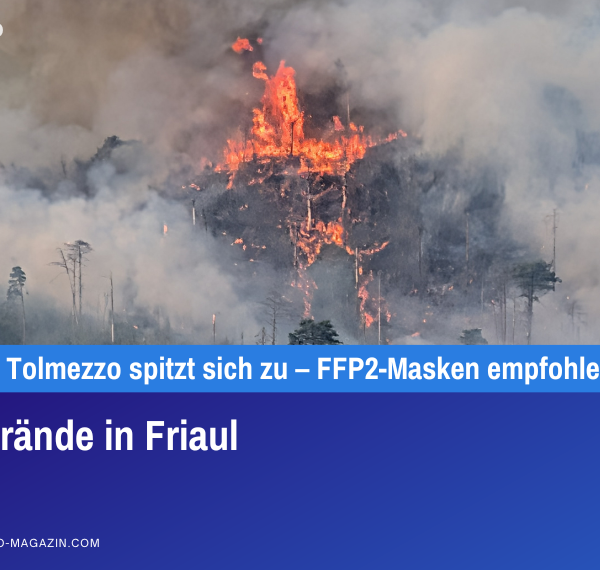 Waldbrände in Friaul