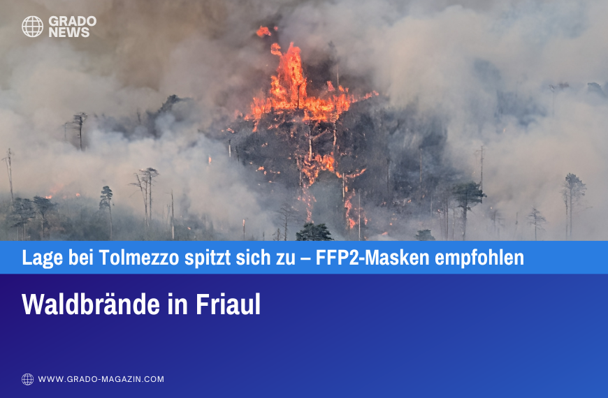 Waldbrände in Friaul