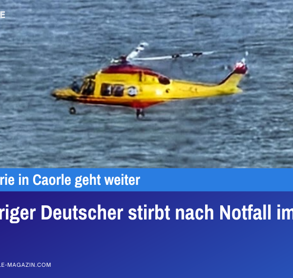 87-jähriger Deutscher stirbt nach Notfall im Meer