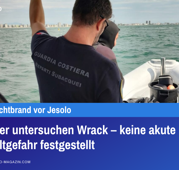 Taucher untersuchen Wrack – keine akute Umweltgefahr festgestellt