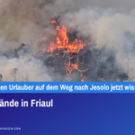 Waldbrände in Friaul