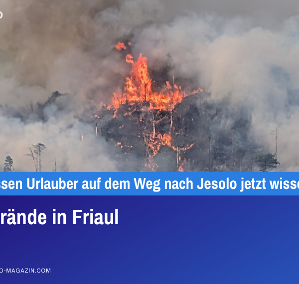 Waldbrände in Friaul